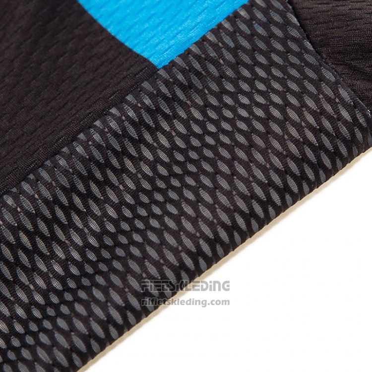 2018 Fietskleding Pinarello Zwart en Blauw Korte Mouwen en Koersbroek
