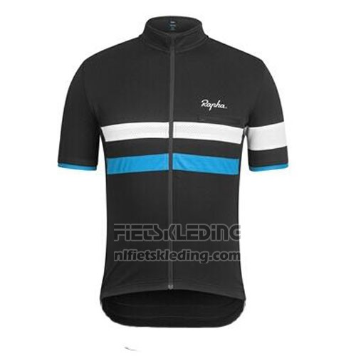 2015 Fietskleding Rapha Zwart en Blauw Korte Mouwen en Koersbroek
