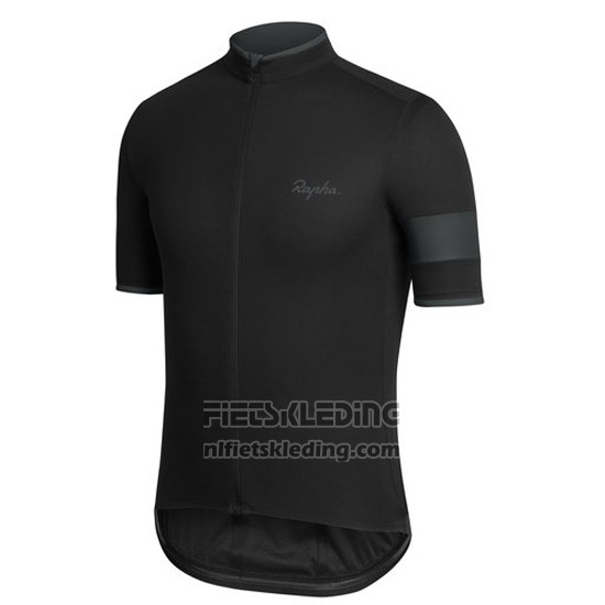 2016 Fietskleding Rapha Wit en Zwart Korte Mouwen en Koersbroek