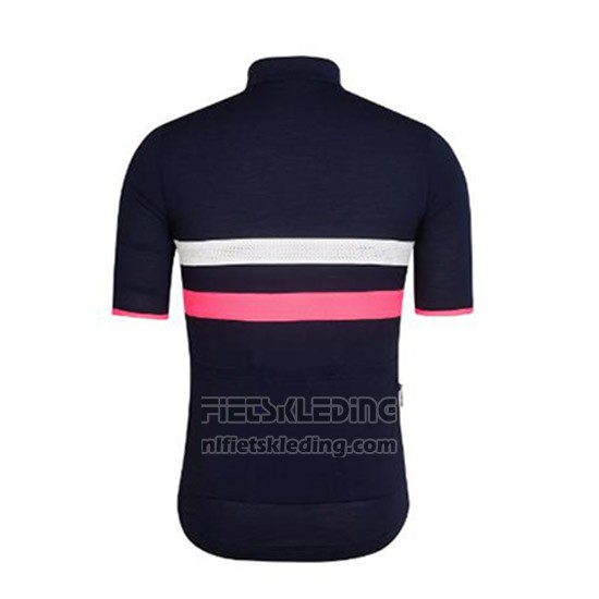2018 Fietskleding Ralph Blauw Diep en Roze Korte Mouwen en Koersbroek