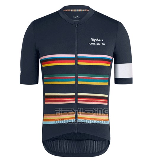 2019 Fietskleding Paul Smith Rapha Donker Blauw Korte Mouwen en Koersbroek