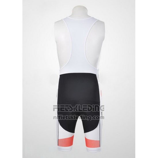 2012 Fietskleding Scott Wit en Rood Korte Mouwen en Koersbroek