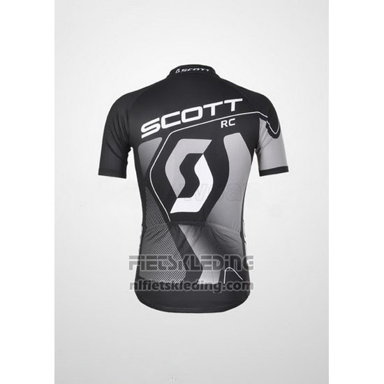 2012 Fietskleding Scott Zwart en Grijs Korte Mouwen en Koersbroek
