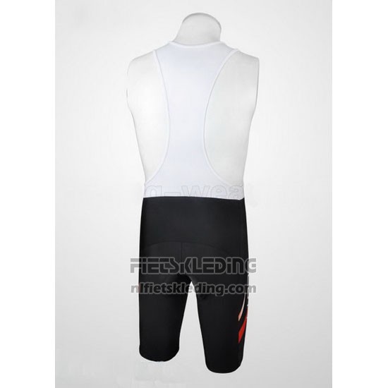 2012 Fietskleding Scott Zwart en Rood Korte Mouwen en Koersbroek