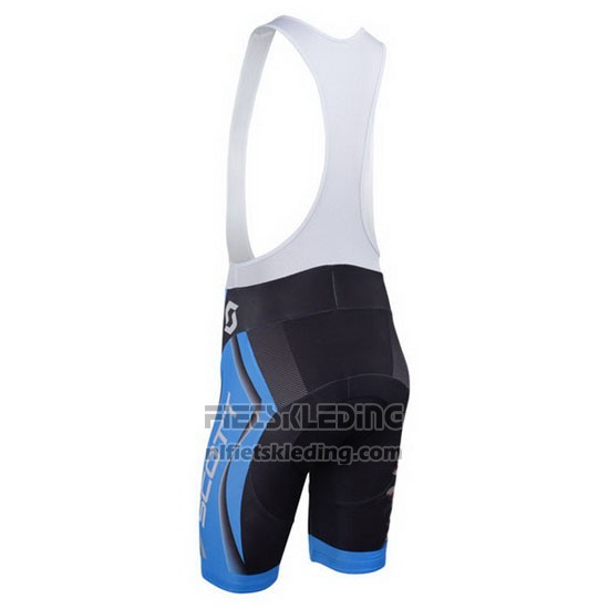 2013 Fietskleding Scott Blauw en Zwart Korte Mouwen en Koersbroek