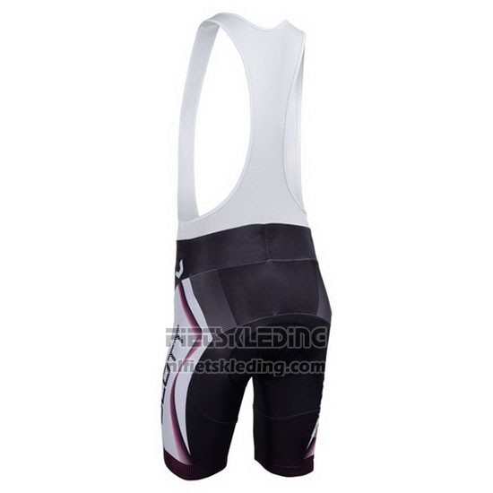 2013 Fietskleding Scott Wit en Fuchsia Korte Mouwen en Koersbroek