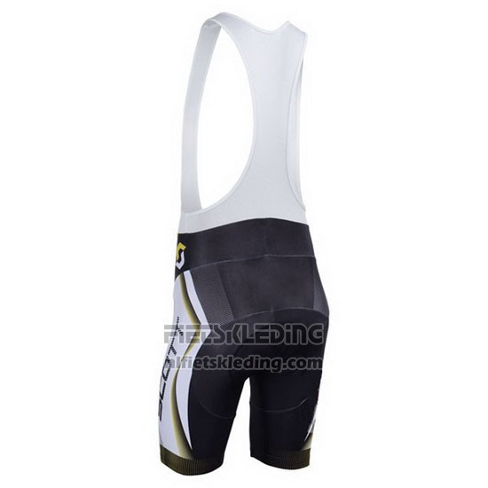 2013 Fietskleding Scott Wit en Zwart Korte Mouwen en Koersbroek