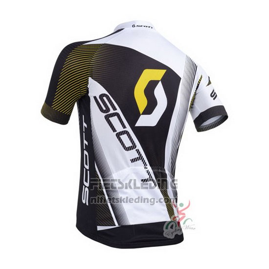 2013 Fietskleding Scott Wit en Zwart Korte Mouwen en Koersbroek