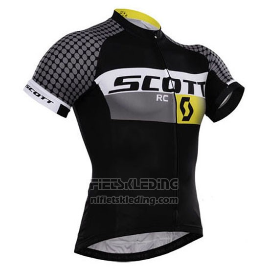 2015 Fietskleding Scott Wit en Zwart Korte Mouwen en Koersbroek