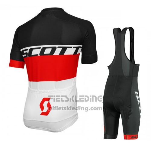2016 Fietskleding Scott Geel en Wit Korte Mouwen en Koersbroek