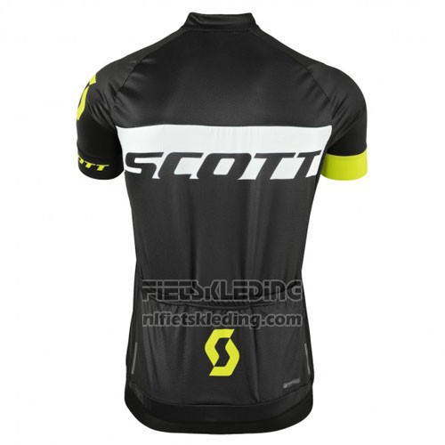 2016 Fietskleding Scott Groen en Zwart Korte Mouwen en Koersbroek