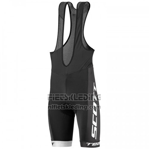 2016 Fietskleding Scott Wit en Blauw Korte Mouwen en Koersbroek