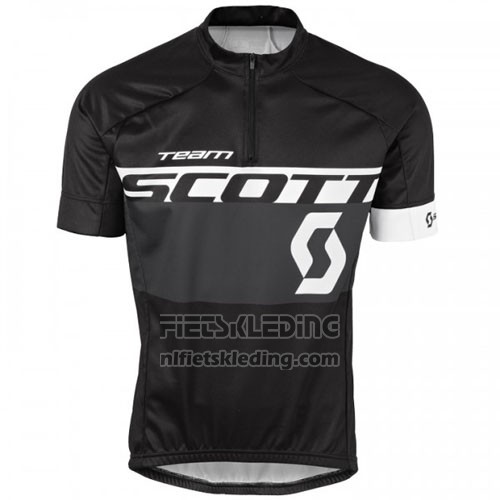 2016 Fietskleding Scott Wit en Zwart Korte Mouwen en Koersbroek