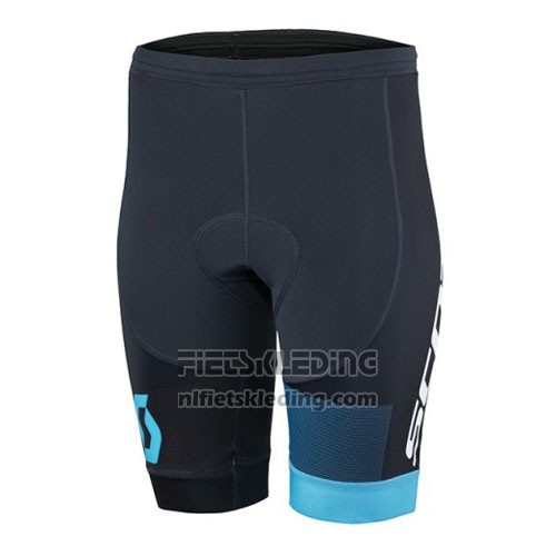 2016 Fietskleding Scott Zwart en Blauw Korte Mouwen en Koersbroek