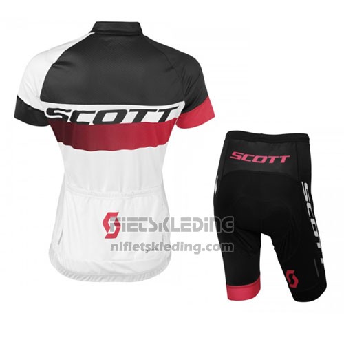2016 Fietskleding Scott Zwart en Wit Korte Mouwen en Koersbroek