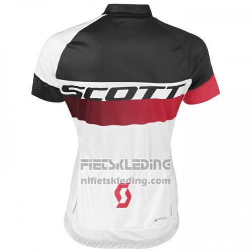 2016 Fietskleding Scott Zwart en Wit Korte Mouwen en Koersbroek