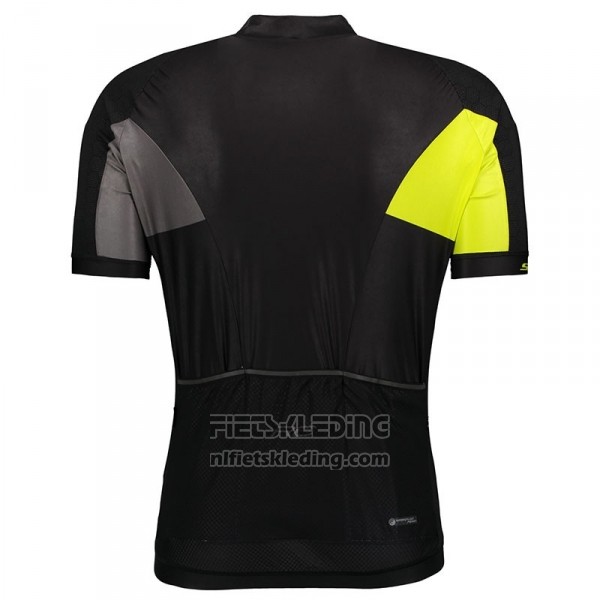 2018 Fietskleding Castelli Grijs Geel Zwart Korte Mouwen en Koersbroek