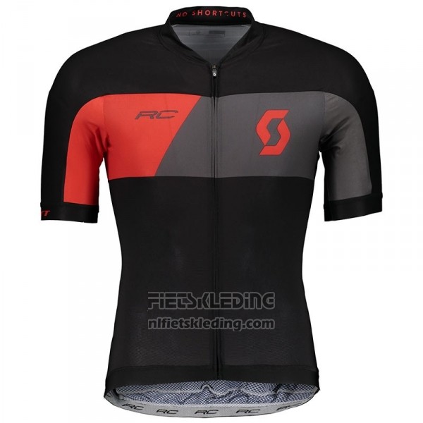 2018 Fietskleding Castelli Grijs Rood Zwart Korte Mouwen en Koersbroek
