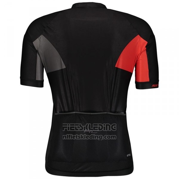 2018 Fietskleding Castelli Grijs Rood Zwart Korte Mouwen en Koersbroek
