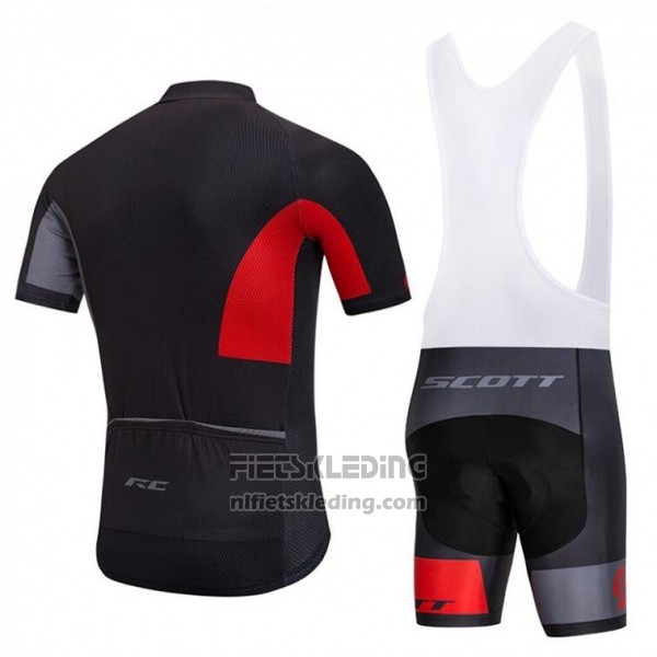 2018 Fietskleding Castelli Grijs Rood Zwart Korte Mouwen en Koersbroek