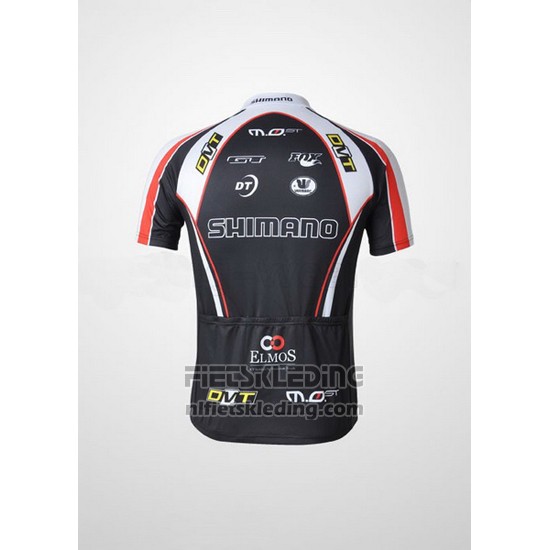 2010 Fietskleding Shimano Grijs en Zwart Korte Mouwen en Koersbroek