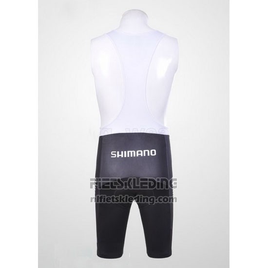 2011 Fietskleding Shimano Rood en Zwart Korte Mouwen en Koersbroek