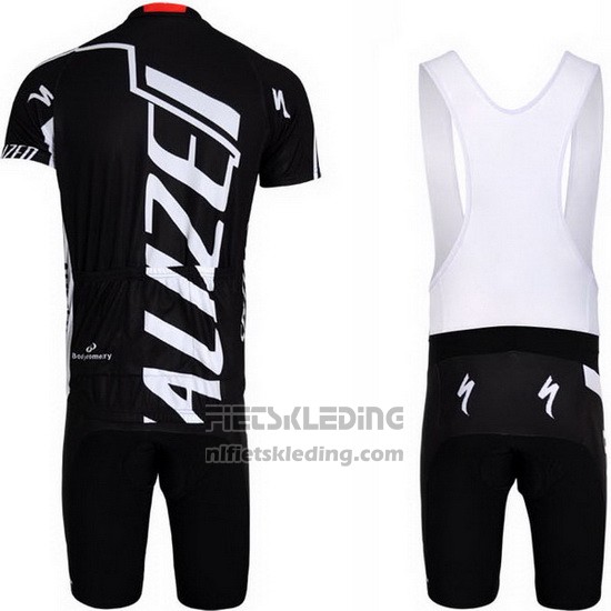 2012 Fietskleding Specialized Wit en Zwart Korte Mouwen en Koersbroek