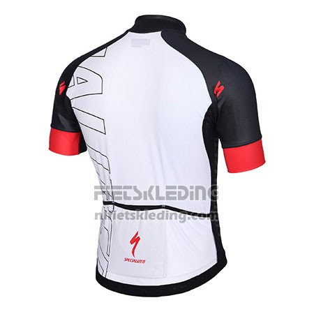 2015 Fietskleding Specialized Zwart en Wit Korte Mouwen en Koersbroek