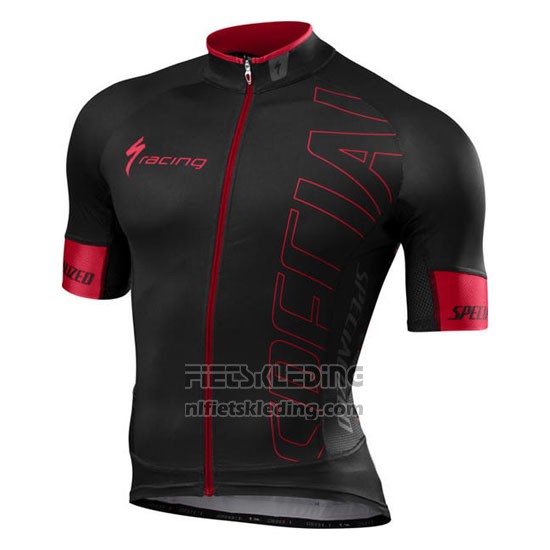 2016 Fietskleding Specialized Donker Rood en Zwart Korte Mouwen en Koersbroek