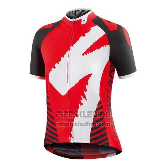 2016 Fietskleding Specialized Rood en Zwart Korte Mouwen en Koersbroek