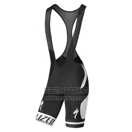 2016 Fietskleding Specialized Wit en Grijs Korte Mouwen en Koersbroek