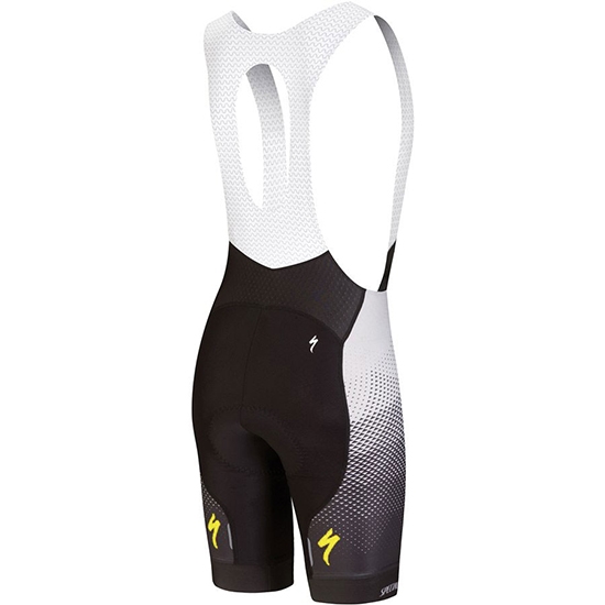 2018 Fietskleding Specialized Zwart Grijs Geel Korte Mouwen en Koersbroek