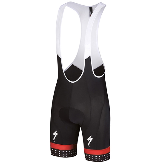 2018 Fietskleding Specialized Zwart Wit Rood Korte Mouwen en Koersbroek