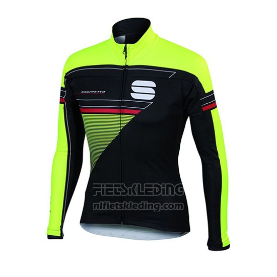 2016 Fietskleding Sportful Groen en Zwart Lange Mouwen en Koersbroek