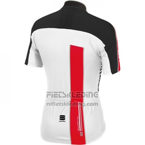 2016 Fietskleding Sportful Rood en Wit Korte Mouwen en Koersbroek
