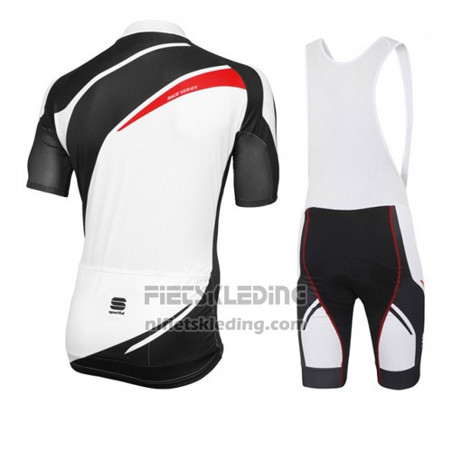 2016 Fietskleding Sportful Wit en Zwart Korte Mouwen en Koersbroek
