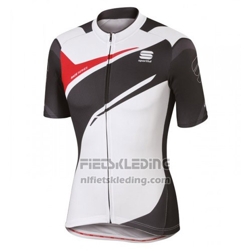 2016 Fietskleding Sportful Wit en Zwart Korte Mouwen en Koersbroek