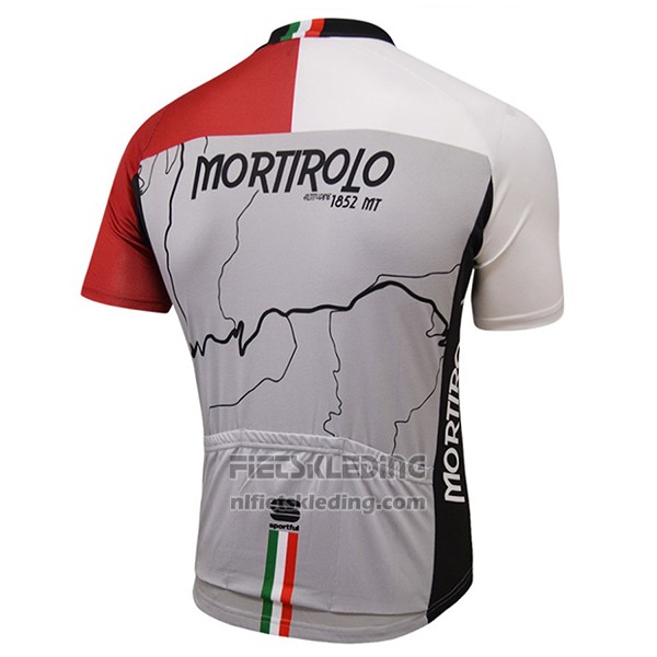 2017 Fietskleding Sportful Mortirolo Grijs Korte Mouwen en Koersbroek
