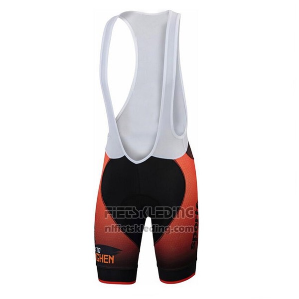 2017 Fietskleding Sportful Oranje Korte Mouwen en Koersbroek