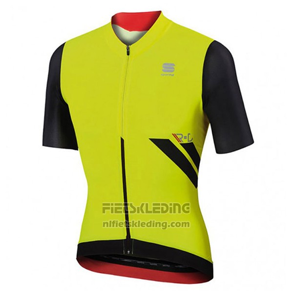2017 Fietskleding Sportful R&d Ultraskin Groen en Zwart Korte Mouwen en Koersbroek