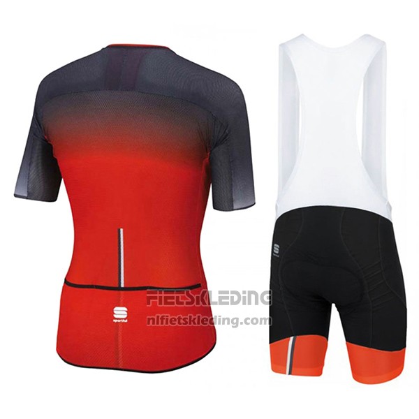 2017 Fietskleding Sportful R&d Ultraskin Rood en Grijs Korte Mouwen en Koersbroek