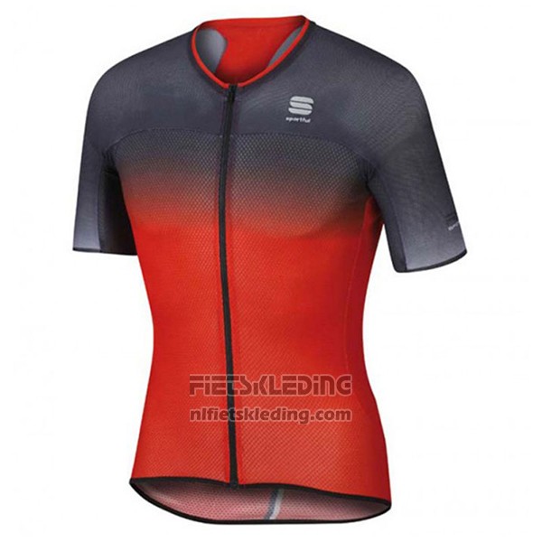 2017 Fietskleding Sportful R&d Ultraskin Rood en Grijs Korte Mouwen en Koersbroek
