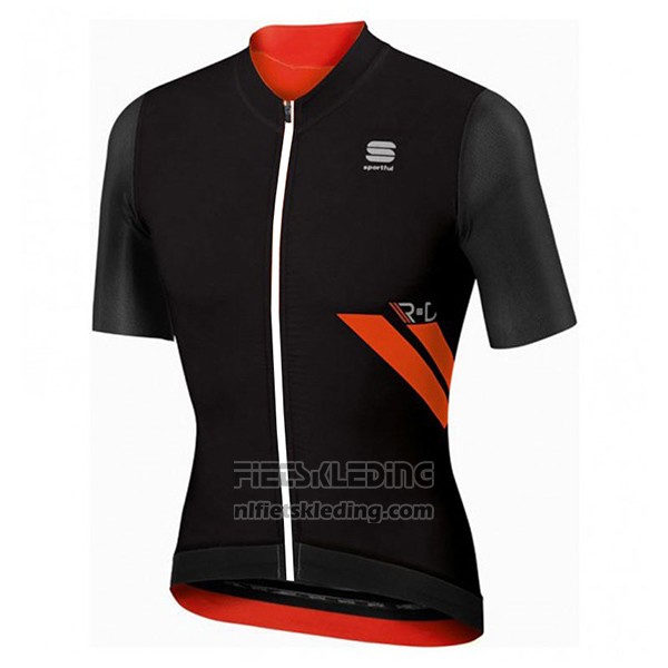 2017 Fietskleding Sportful R&d Ultraskin Zwart Korte Mouwen en Koersbroek