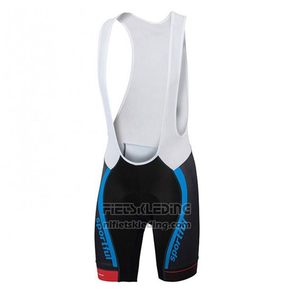 2017 Fietskleding Sportful Sc Blauw en Zwart Korte Mouwen en Koersbroek