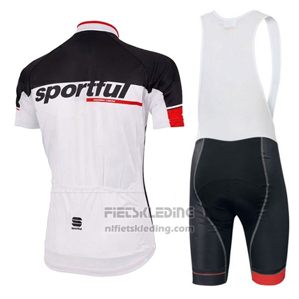 2017 Fietskleding Sportful Sc Wit Korte Mouwen en Koersbroek