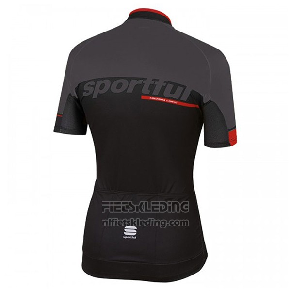 2017 Fietskleding Sportful Sc Zwart Korte Mouwen en Koersbroek