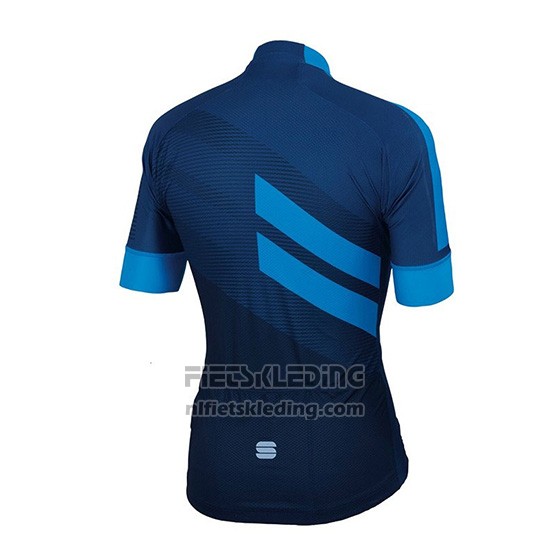 2018 Fietskleding Sportful Donker Blauw Korte Mouwen en Koersbroek