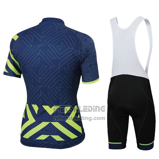 2018 Fietskleding Sportful Prism Donker Blauw Korte Mouwen en Koersbroek