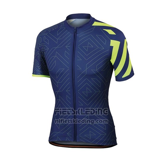 2018 Fietskleding Sportful Prism Donker Blauw Korte Mouwen en Koersbroek