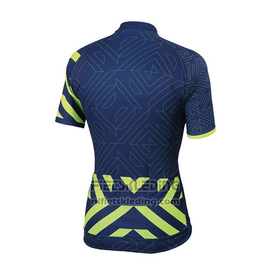 2018 Fietskleding Sportful Prism Donker Blauw Korte Mouwen en Koersbroek